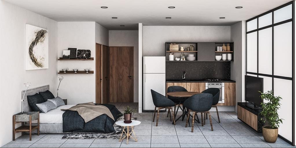 Suite con TV y comedor