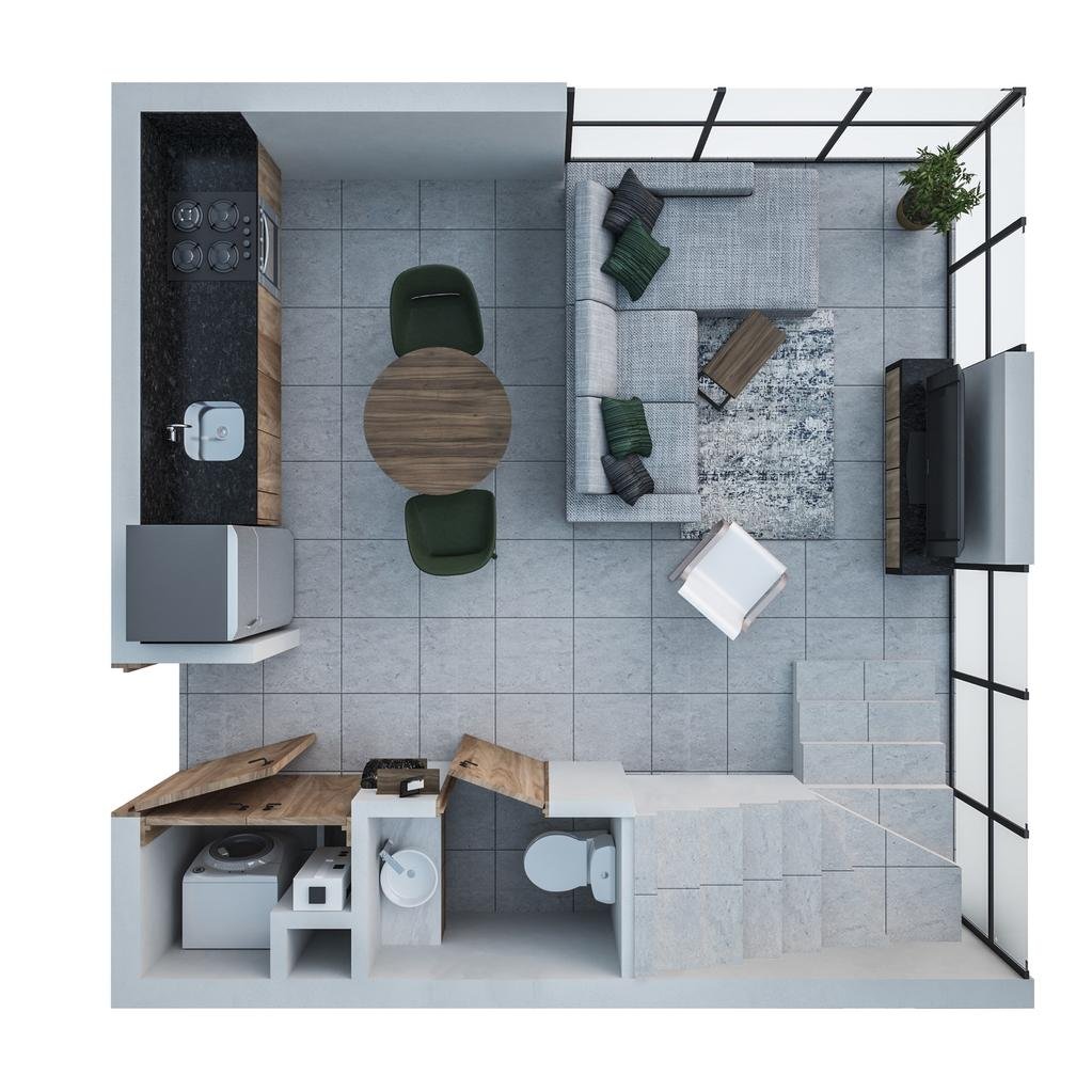 Plano Loft Tipo 1
