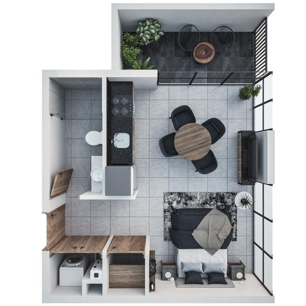 Plano Suite Tipo 1